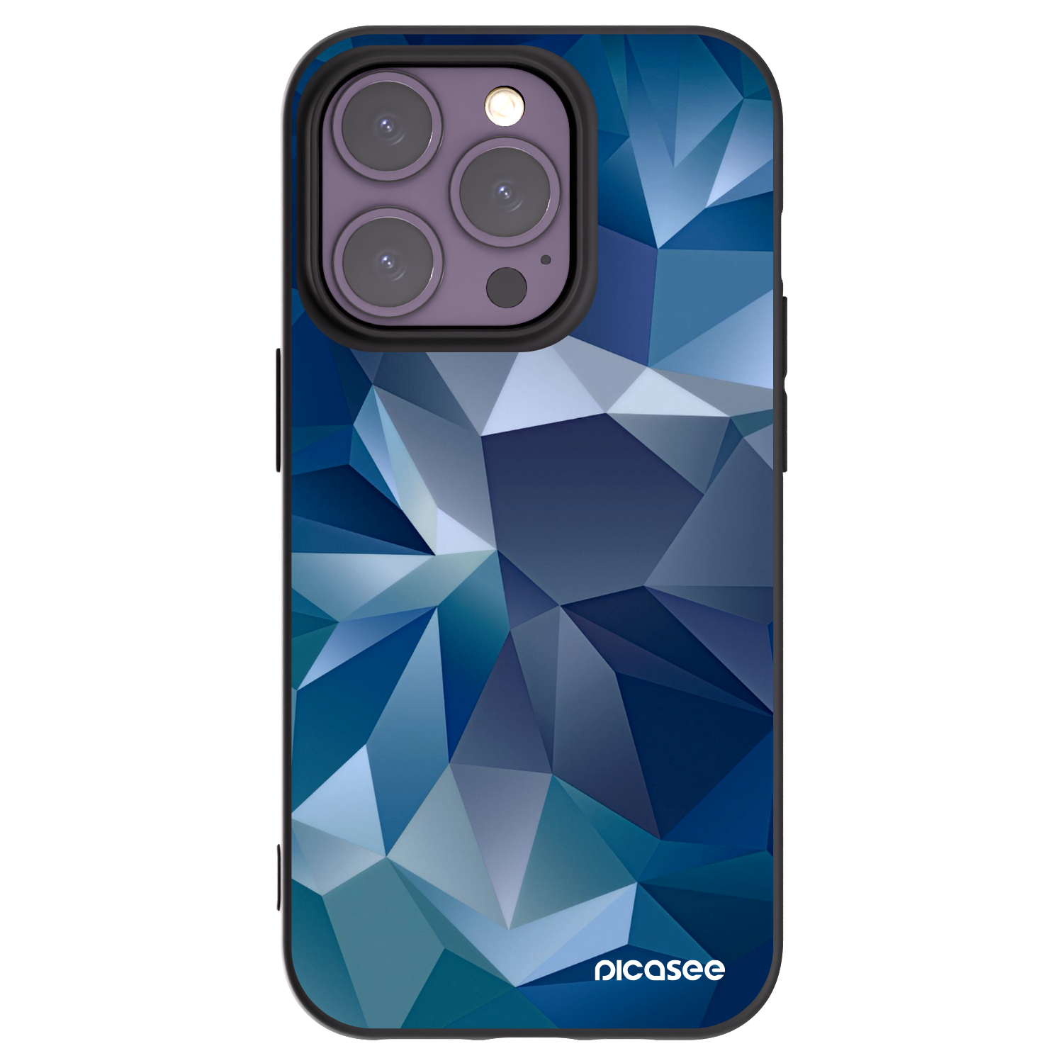 Picasee silikonski črni ovitek za Apple iPhone 14 Pro - Wallpaper