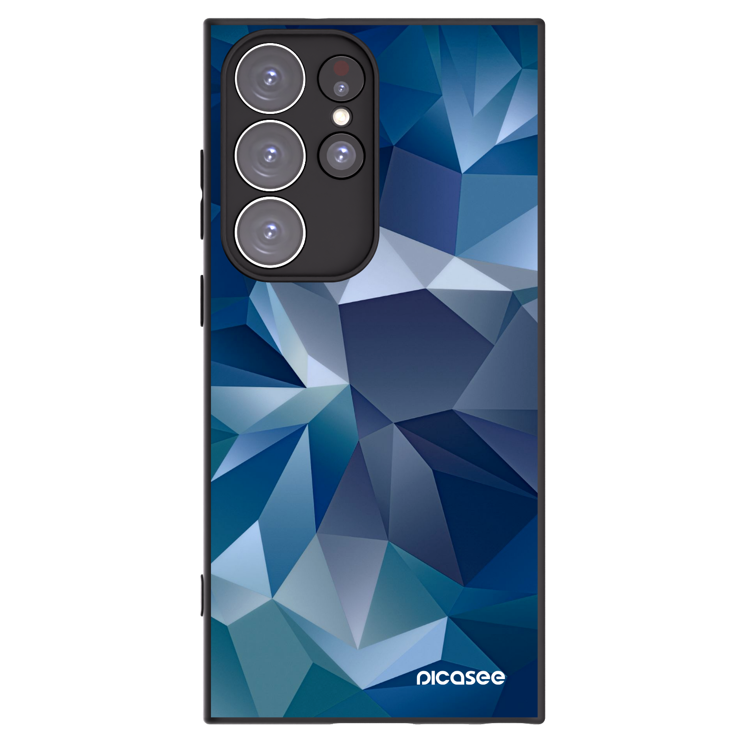 Picasee silikonski črni ovitek za Samsung Galaxy S23 Ultra 5G - Wallpaper