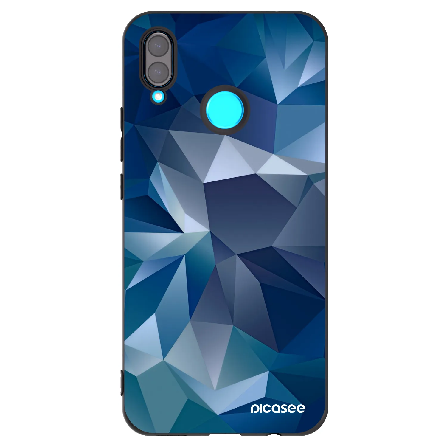 Picasee silikonski črni ovitek za Huawei Nova 3 - Wallpaper