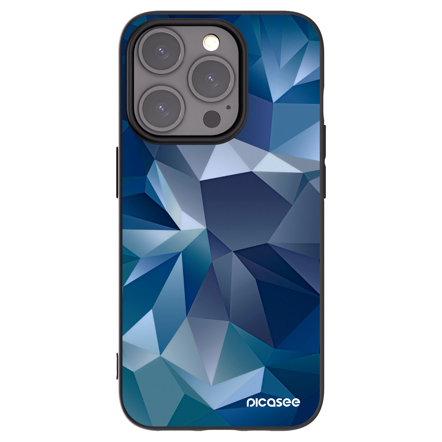 Picasee silikonski črni ovitek za Apple iPhone 15 Pro - Wallpaper