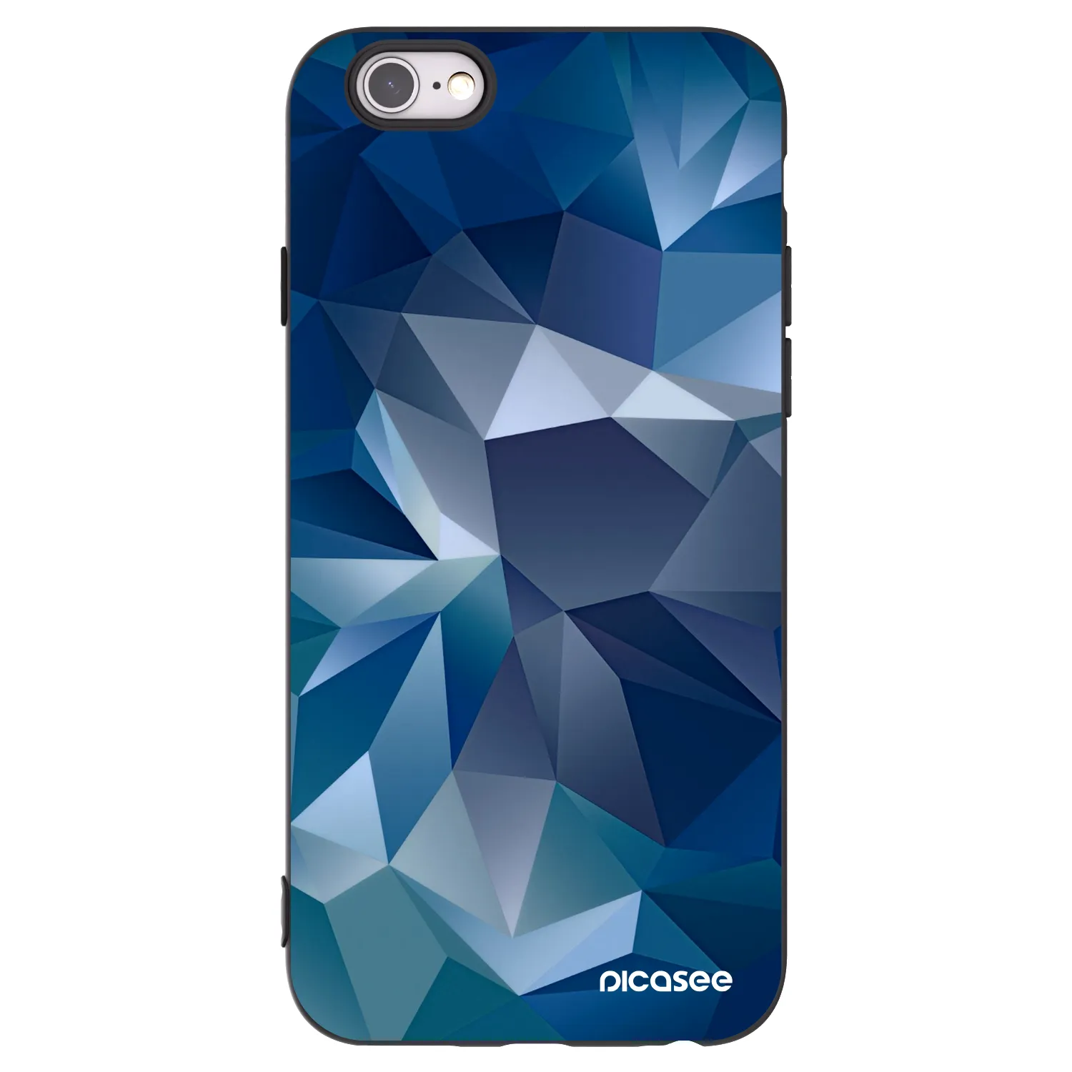 Picasee silikonski črni ovitek za Apple iPhone 6/6S - Wallpaper