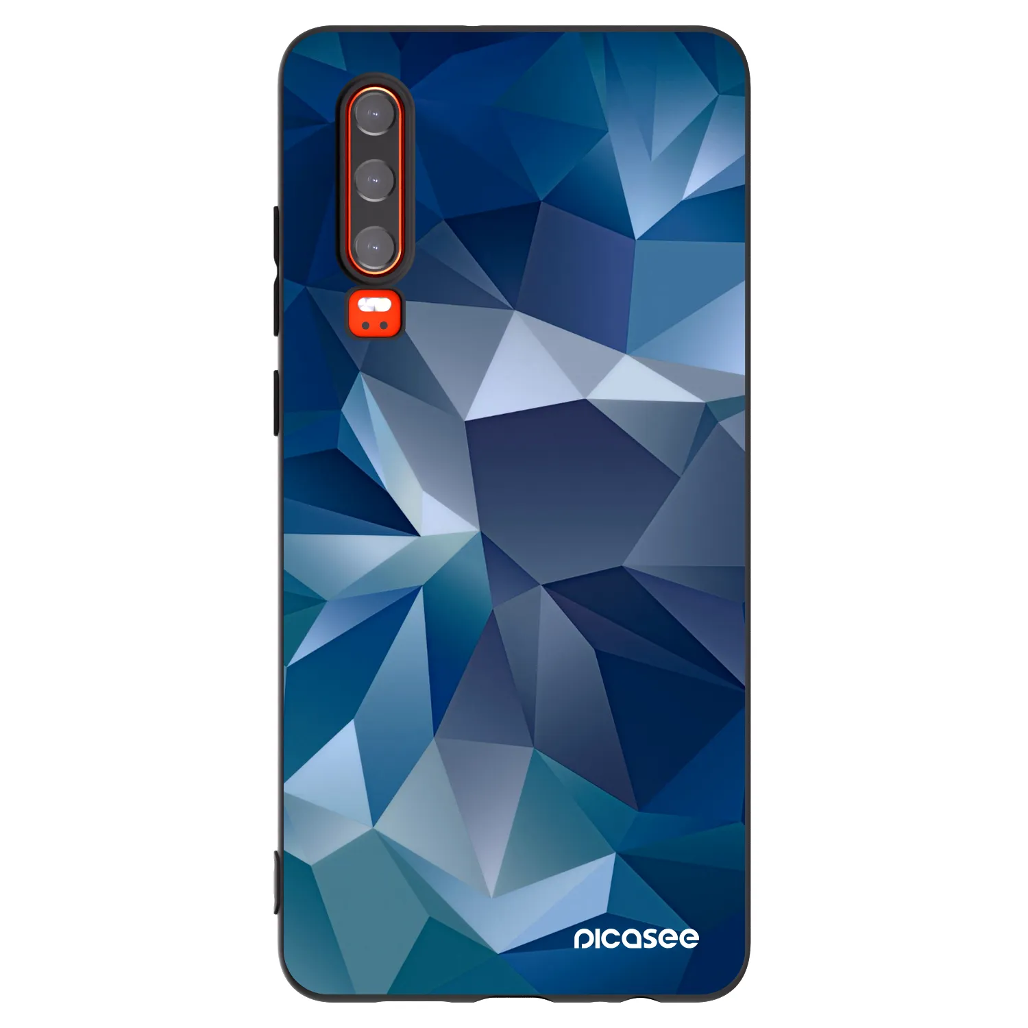 Picasee silikonski črni ovitek za Huawei P30 - Wallpaper