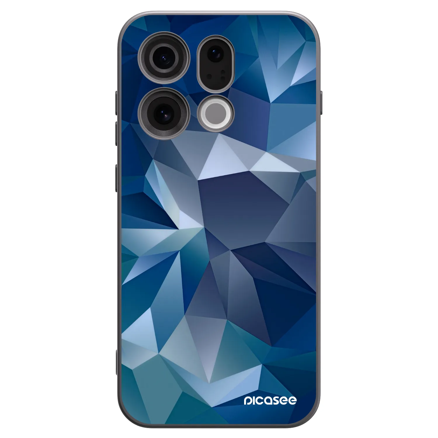 Picasee silikonski črni ovitek za OPPO Find X9 - Wallpaper