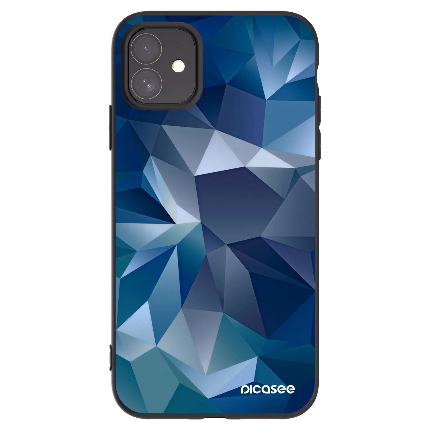 Picasee silikonski črni ovitek za Apple iPhone 11 - Wallpaper