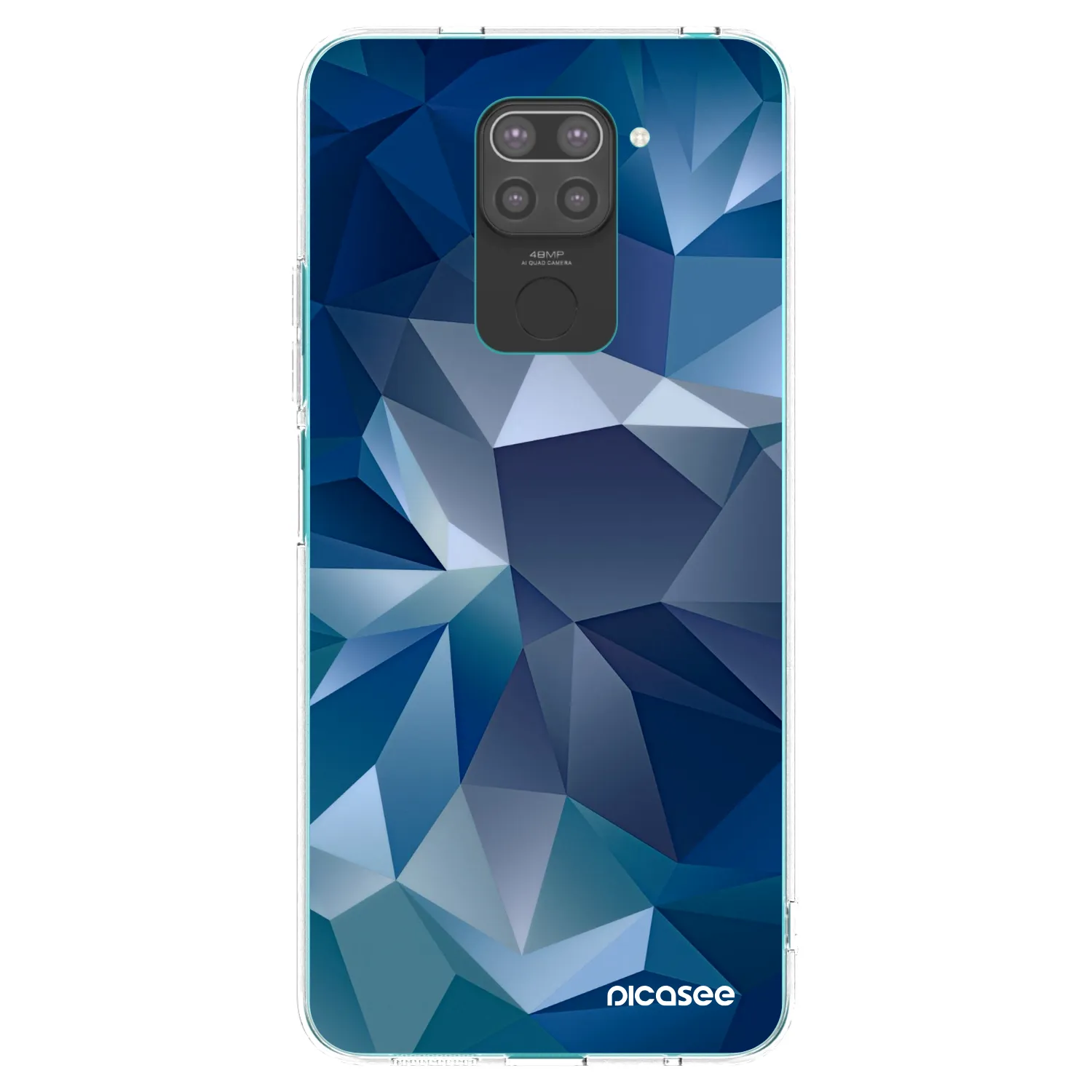 Picasee silikonski črni ovitek za Xiaomi Redmi Note 9 - Wallpaper