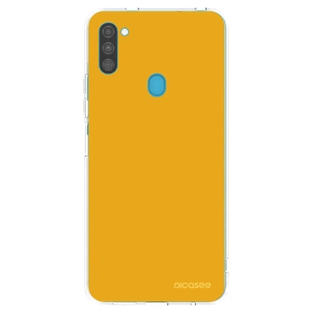 Picasee silikonski prozorni ovitek za Samsung Galaxy M11 - Sun
