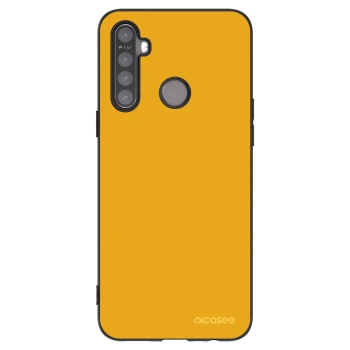 Picasee silikonski črni ovitek za Realme 5 - Sun
