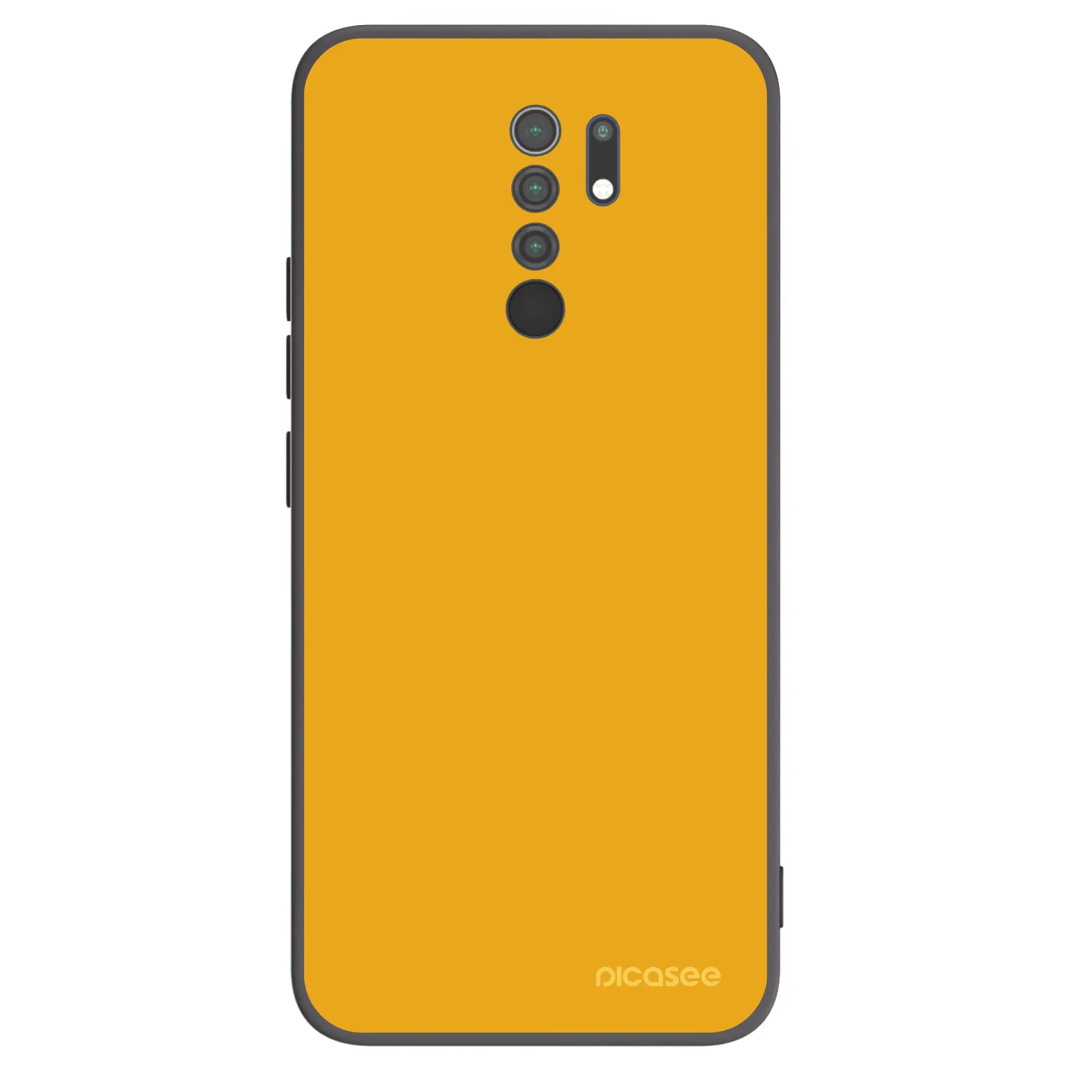 Picasee silikonski črni ovitek za Xiaomi Redmi 9 - Sun