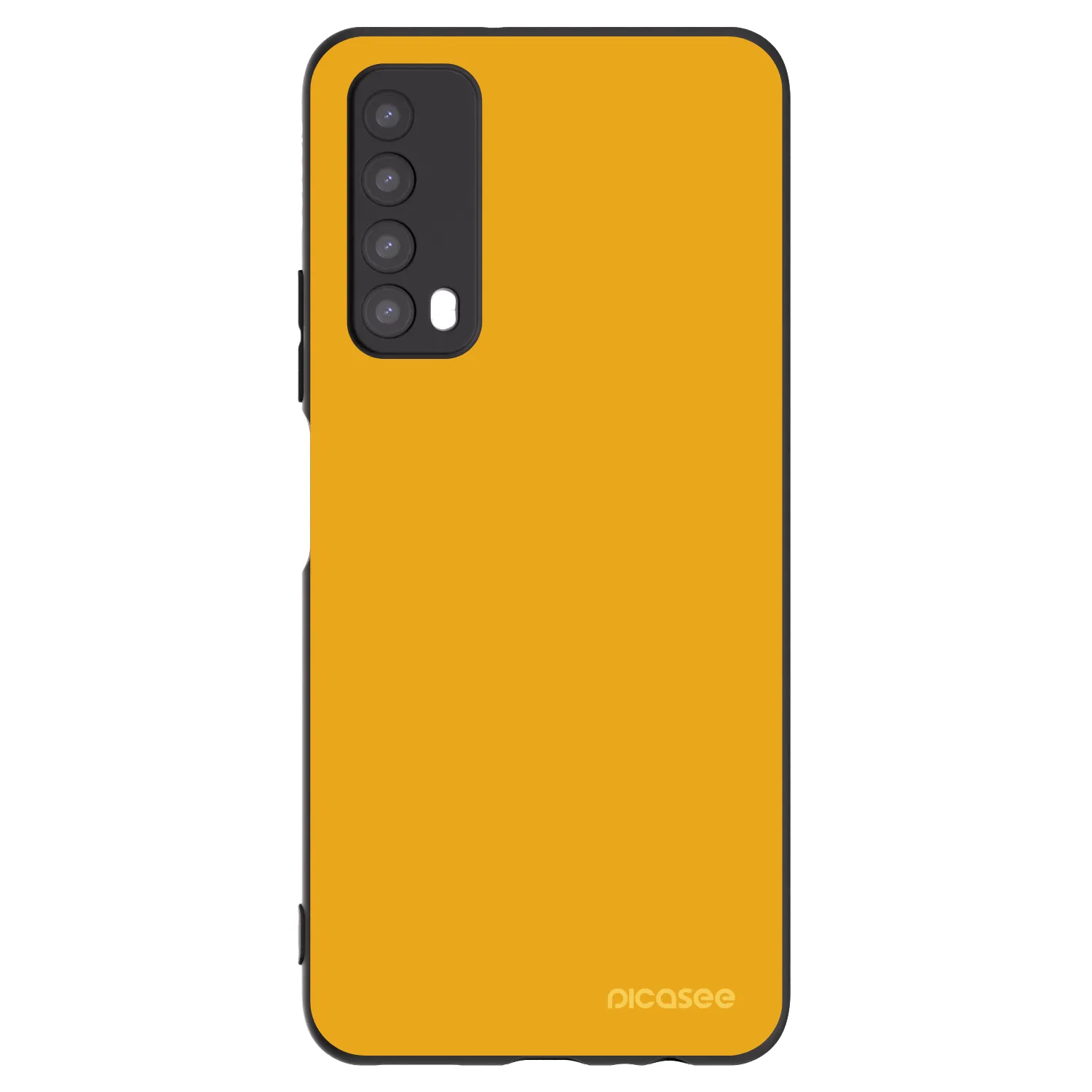 Picasee silikonski črni ovitek za Huawei P Smart 2021 - Sun