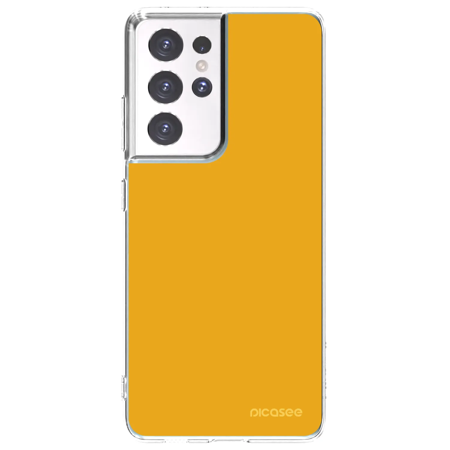 Picasee silikonski prozorni ovitek za Samsung Galaxy S21 Ultra 5G G998B - Sun