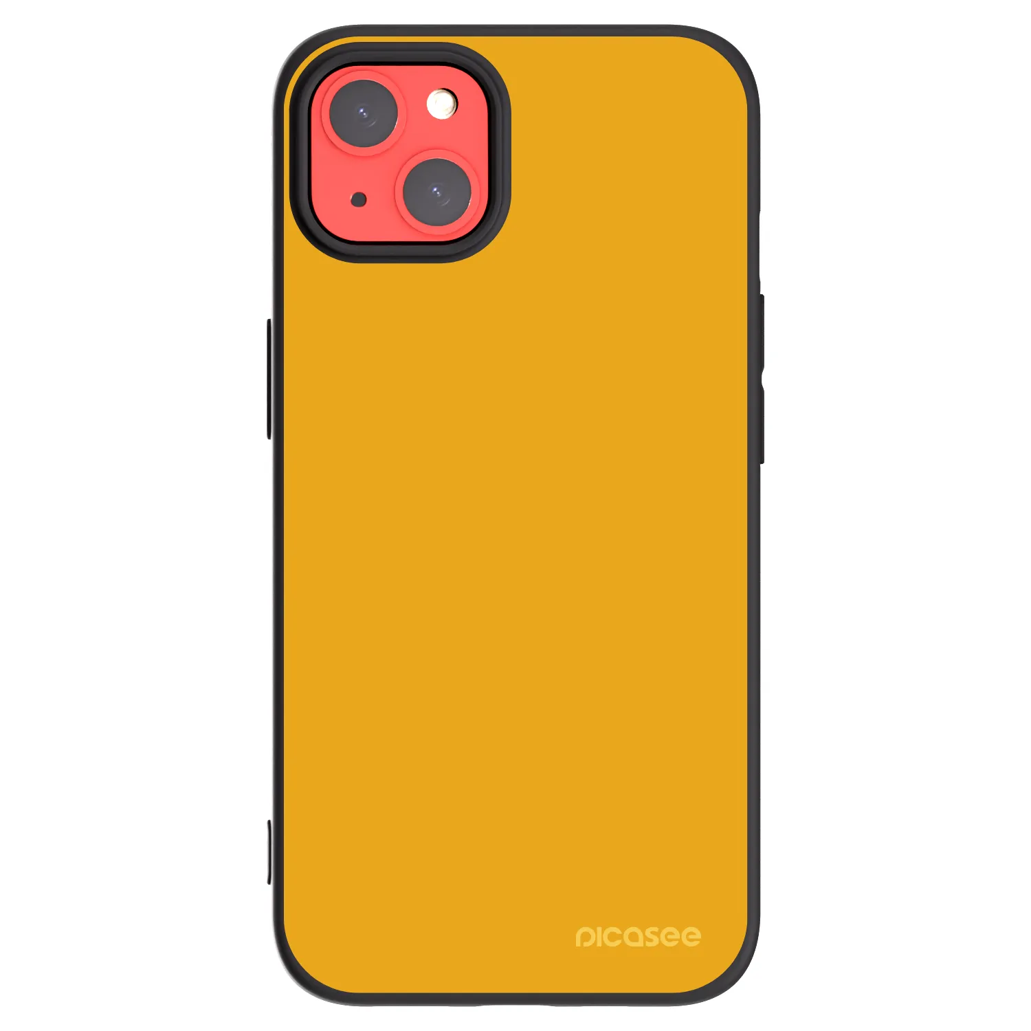 Picasee silikonski črni ovitek za Apple iPhone 13 - Sun
