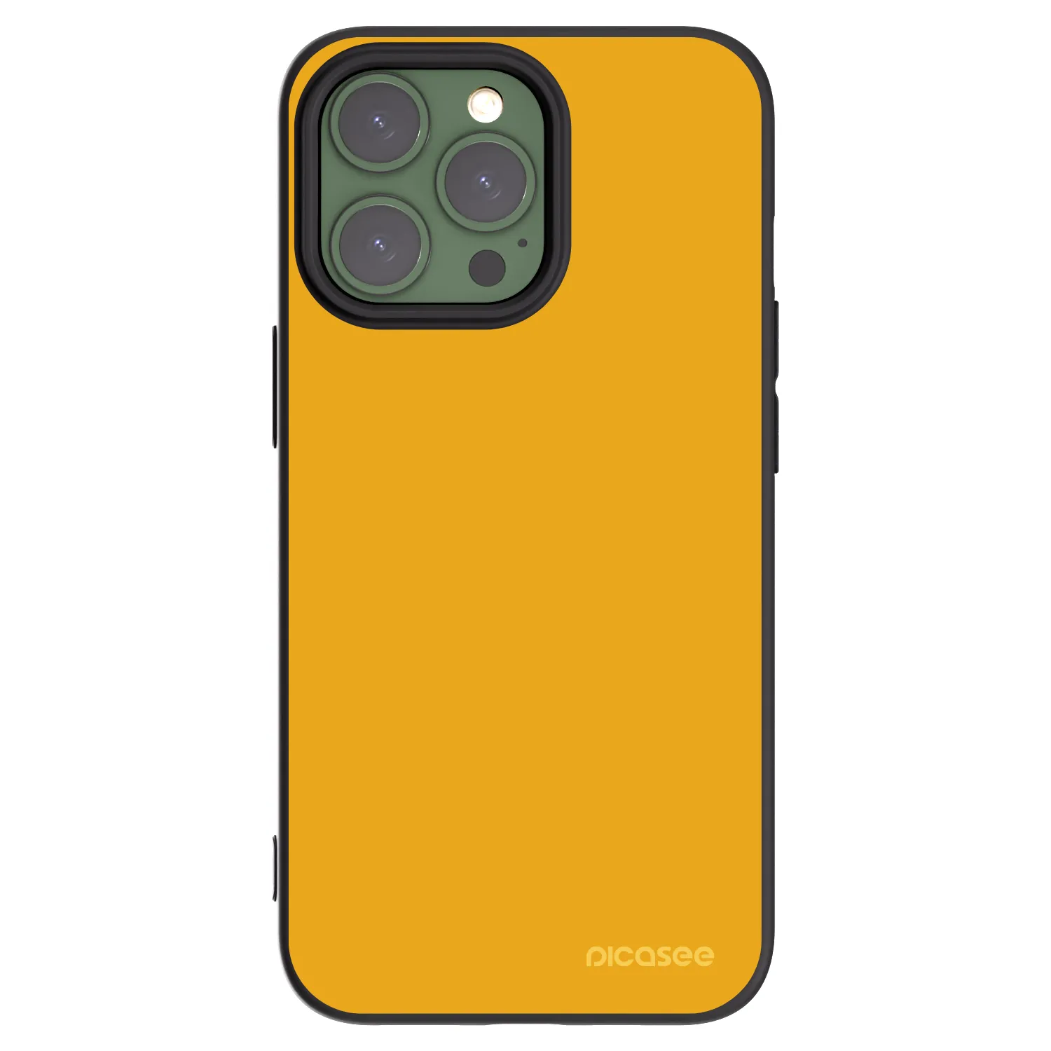 Picasee silikonski črni ovitek za Apple iPhone 13 Pro - Sun