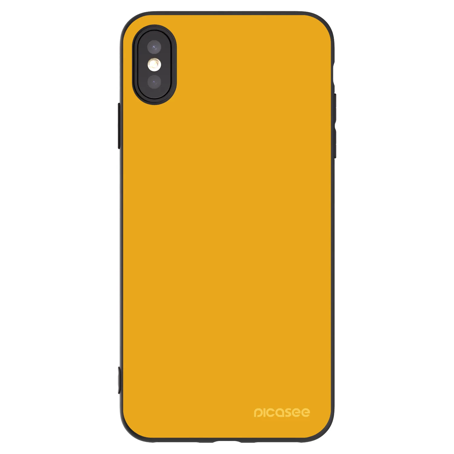 Picasee silikonski črni ovitek za Apple iPhone XS Max - Sun
