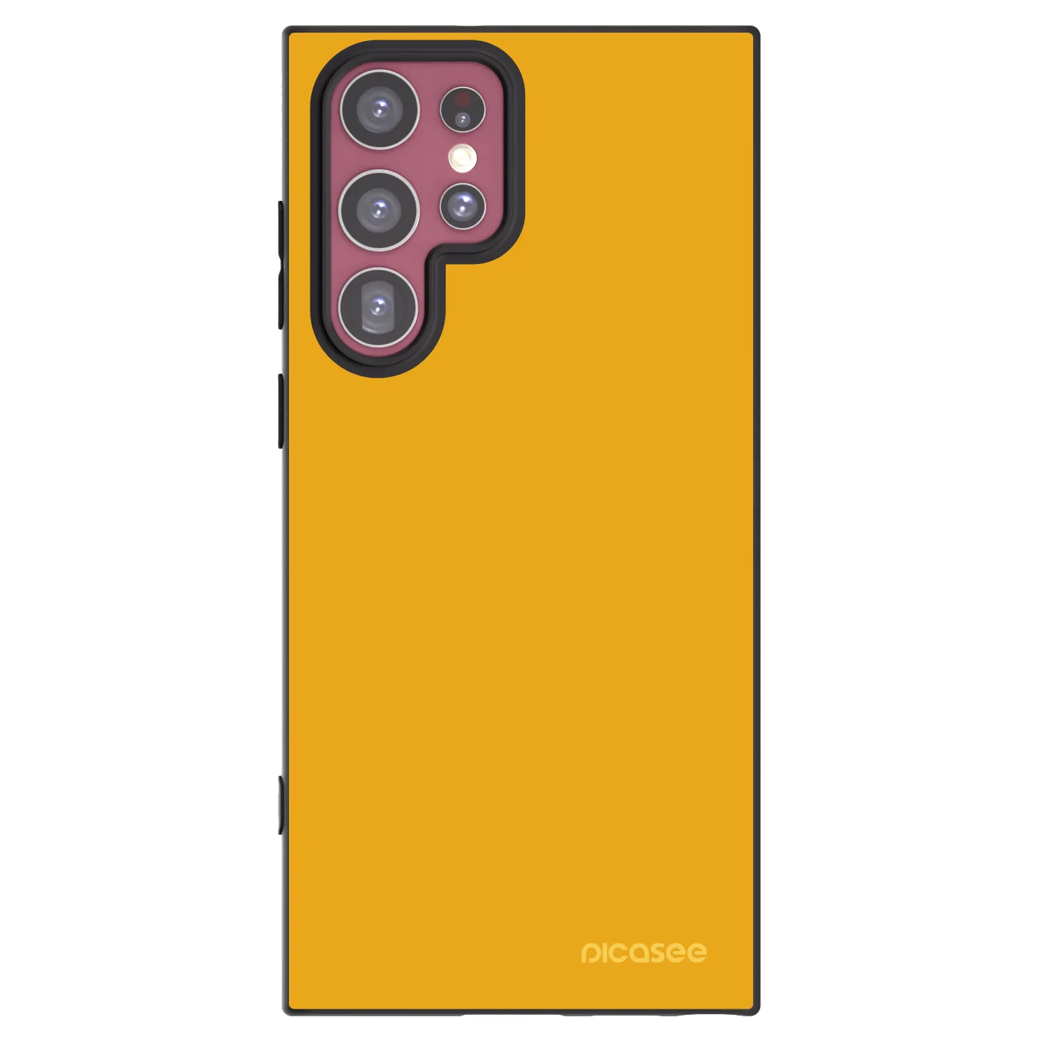 Picasee silikonski črni ovitek za Samsung Galaxy S22 Ultra 5G - Sun