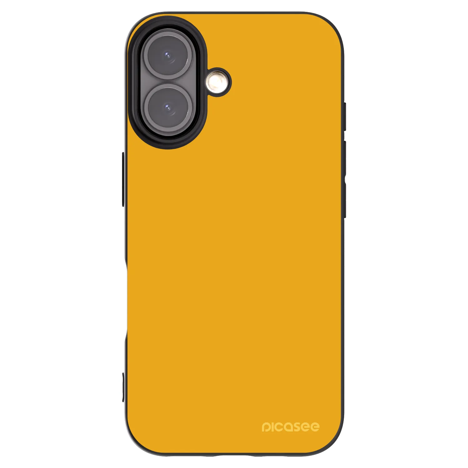 Picasee silikonski črni ovitek za Apple iPhone 16 - Sun