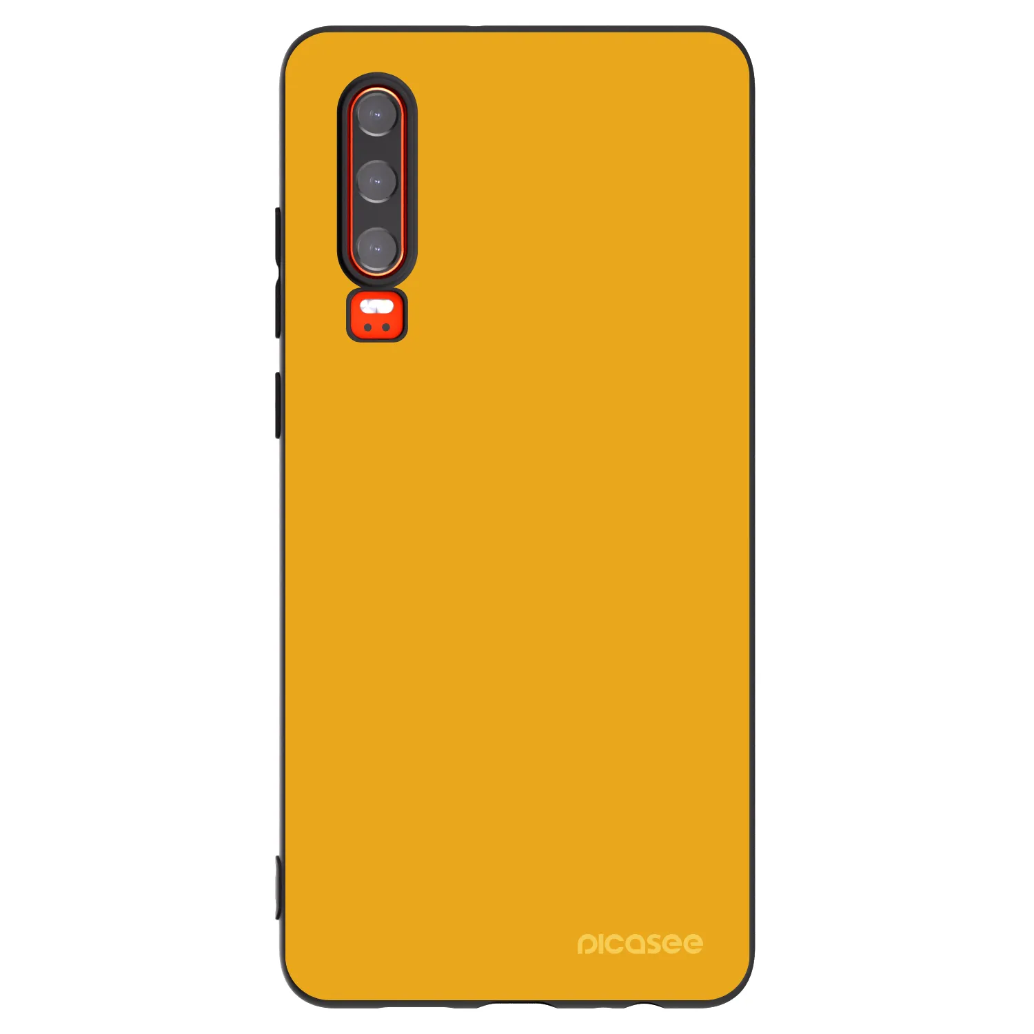 Picasee silikonski črni ovitek za Huawei P30 - Sun