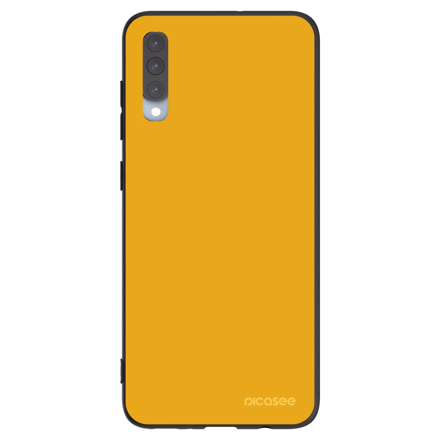 Picasee silikonski črni ovitek za Samsung Galaxy A70 A705F - Sun