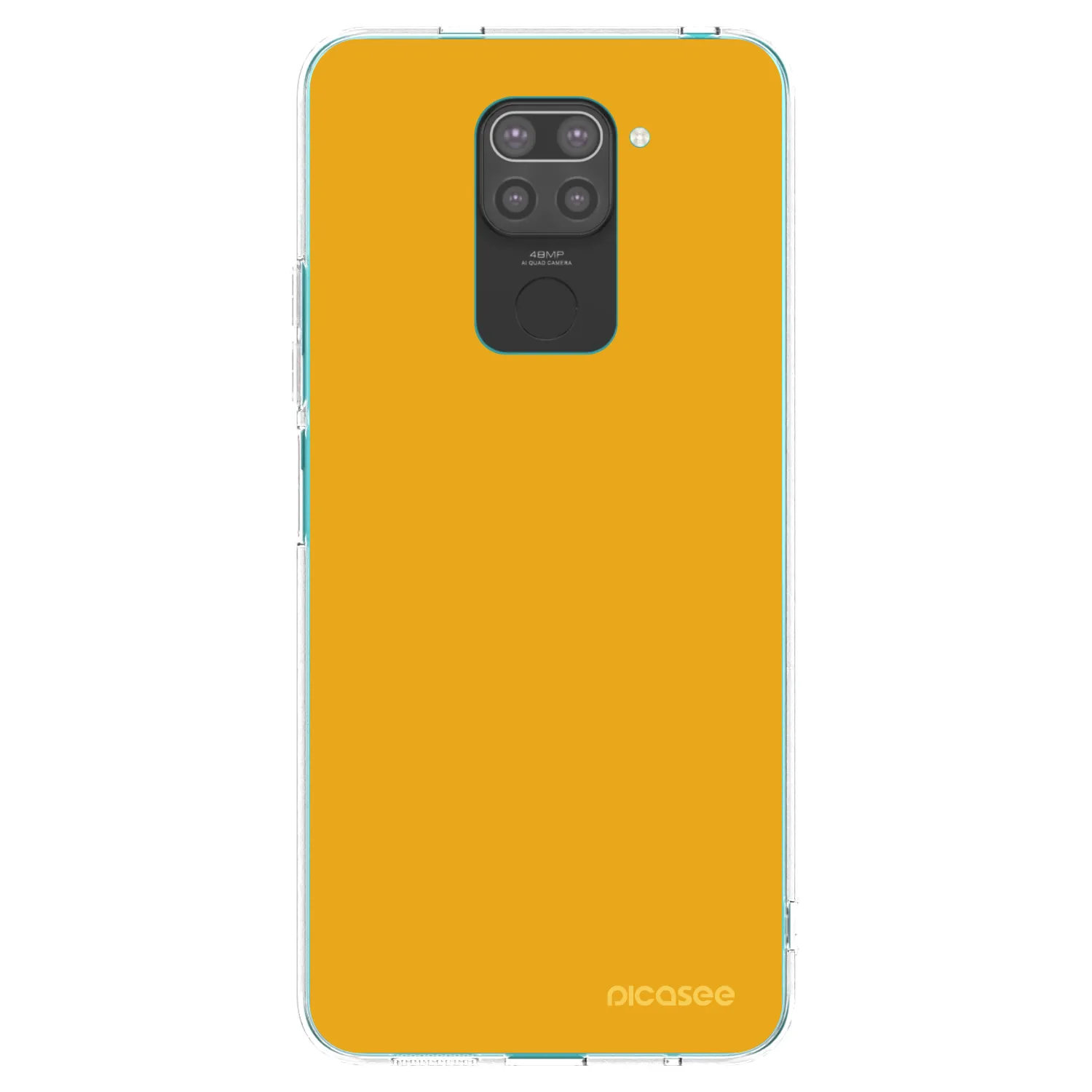 Picasee silikonski črni ovitek za Xiaomi Redmi Note 9 - Sun