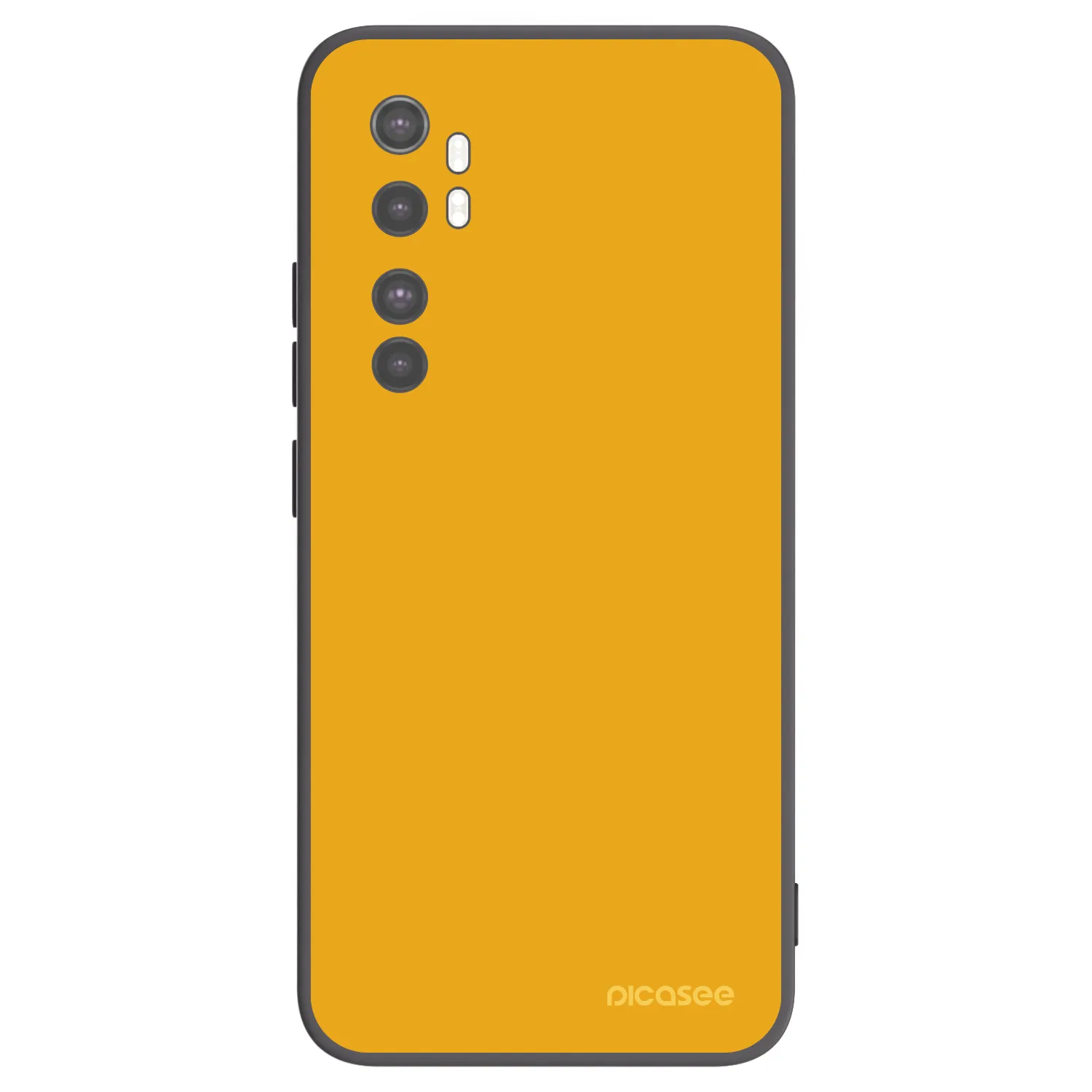 Picasee silikonski črni ovitek za Xiaomi Mi Note 10 Lite - Sun