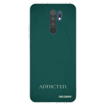 Picasee silikonski prozorni ovitek za Xiaomi Redmi 9 - Addicted