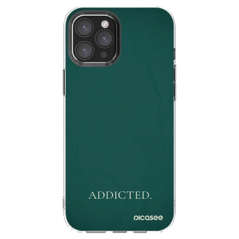 Picasee silikonski prozorni ovitek za Apple iPhone 12 Pro Max - Addicted
