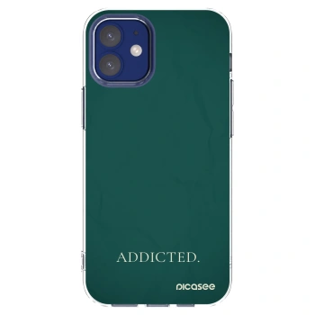 Picasee silikonski prozorni ovitek za Apple iPhone 12 mini - Addicted