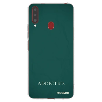 Picasee silikonski prozorni ovitek za Samsung Galaxy A20s - Addicted