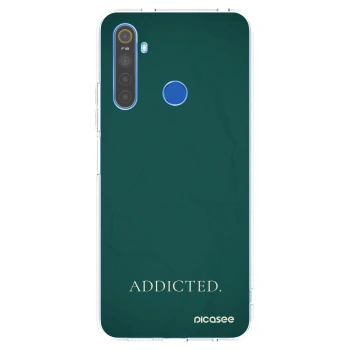 Picasee silikonski prozorni ovitek za Realme 5 - Addicted