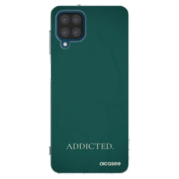 Picasee silikonski prozorni ovitek za Samsung Galaxy A12 A125F - Addicted