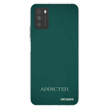 Picasee silikonski prozorni ovitek za Xiaomi Poco M3 - Addicted