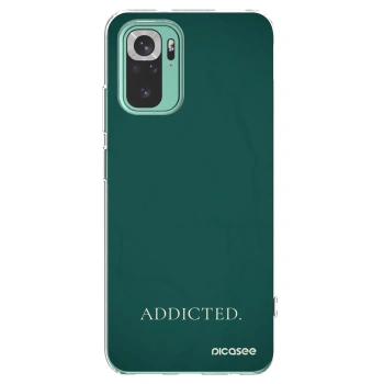 Picasee silikonski prozorni ovitek za Xiaomi Redmi Note 10 Pro - Addicted