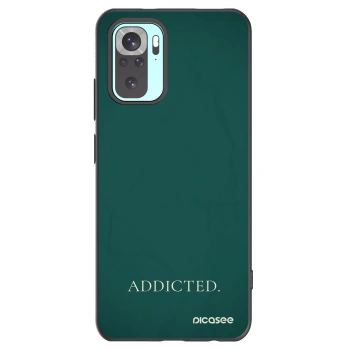 Picasee silikonski črni ovitek za Xiaomi Redmi Note 10 Pro - Addicted