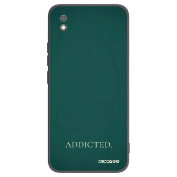 Picasee silikonski črni ovitek za Xiaomi Redmi 9AT - Addicted