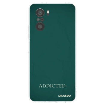 Picasee silikonski prozorni ovitek za Xiaomi Poco F3 - Addicted