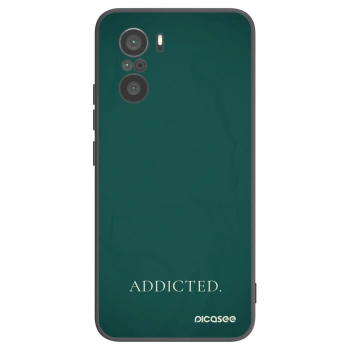 Picasee silikonski črni ovitek za Xiaomi Poco F3 - Addicted