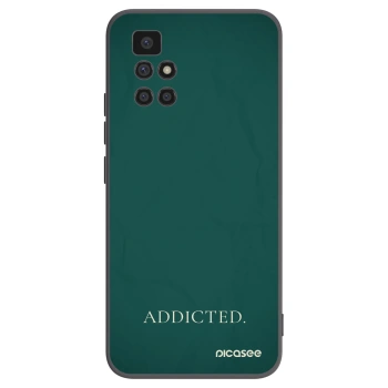 Picasee silikonski črni ovitek za Xiaomi Redmi 10 - Addicted