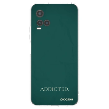 Picasee silikonski prozorni ovitek za Vivo Y33s - Addicted