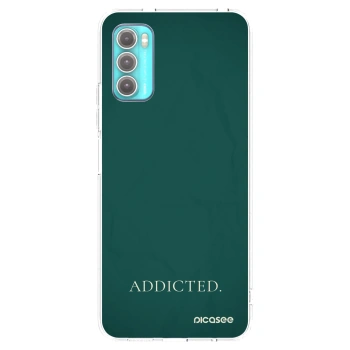 Picasee silikonski prozorni ovitek za Motorola Moto G60 - Addicted