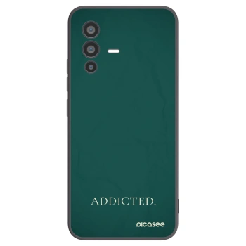 Picasee silikonski črni ovitek za Vivo V23 5G - Addicted