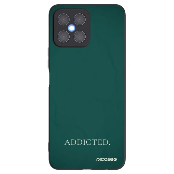 Picasee silikonski črni ovitek za Honor X8 4G - Addicted