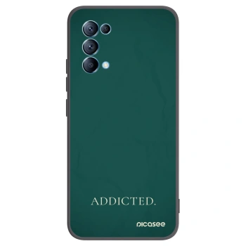 Picasee silikonski črni ovitek za OPPO Reno 5 5G - Addicted