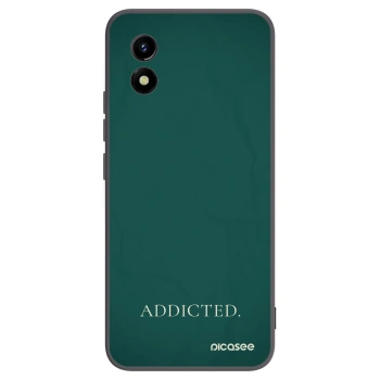 Picasee silikonski črni ovitek za Vivo Y01 - Addicted