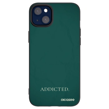 Picasee silikonski črni ovitek za Apple iPhone 14 Plus - Addicted