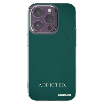 Picasee silikonski prozorni ovitek za Apple iPhone 14 Pro - Addicted