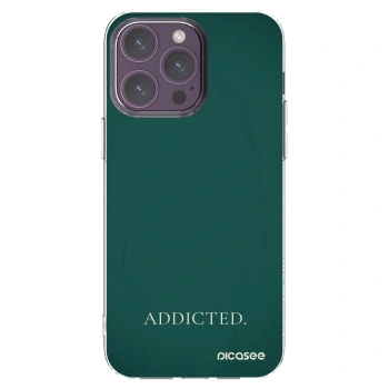 Picasee silikonski prozorni ovitek za Apple iPhone 14 Pro Max - Addicted