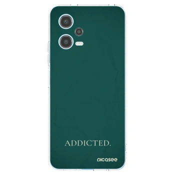 Picasee silikonski prozorni ovitek za Xiaomi Redmi Note 12 5G - Addicted