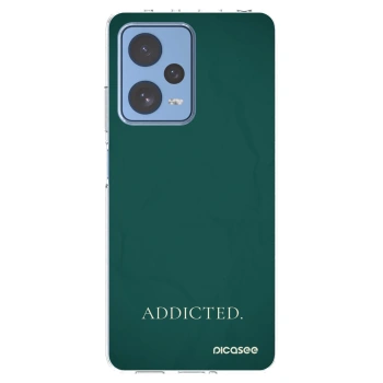 Picasee silikonski prozorni ovitek za Xiaomi Redmi Note 12 Pro 5G - Addicted