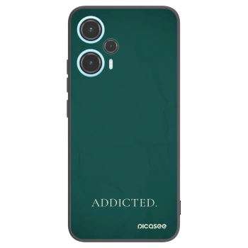 Picasee silikonski črni ovitek za Xiaomi Poco F5 - Addicted
