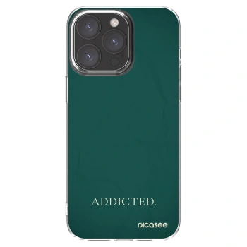 Picasee silikonski prozorni ovitek za Apple iPhone 15 Pro Max - Addicted