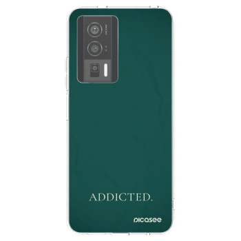 Picasee silikonski prozorni ovitek za Xiaomi Poco F5 Pro 5G - Addicted